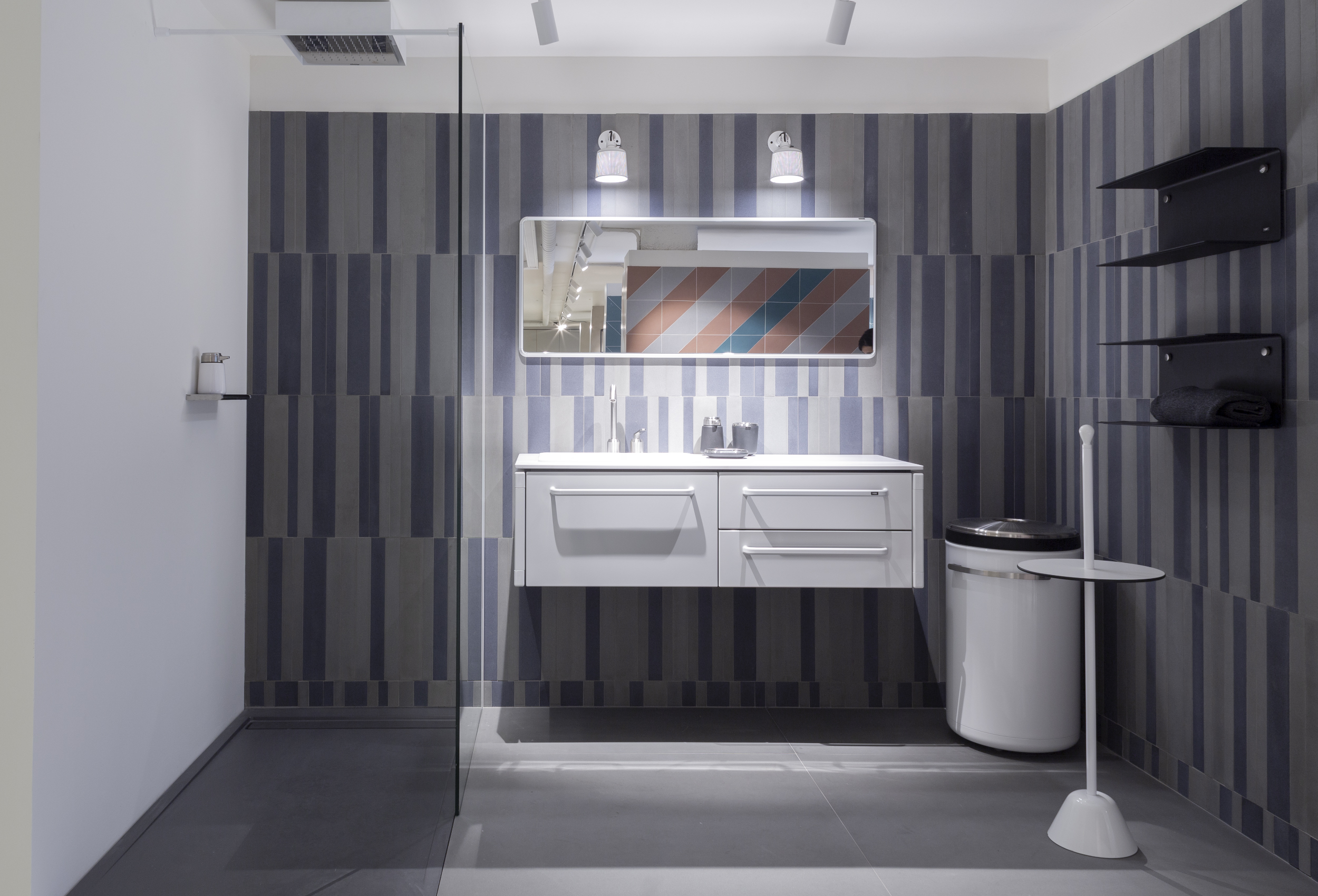 Bathrooms and premium materials for architecture and interior design